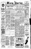 Wigton Advertiser Saturday 15 January 1938 Page 1