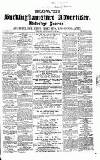 Uxbridge & W. Drayton Gazette Saturday 29 July 1865 Page 1
