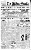Millom Gazette Friday 21 January 1921 Page 1