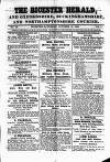 Bicester Herald Saturday 13 October 1855 Page 1