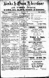 Berks and Oxon Advertiser Friday 21 August 1925 Page 1