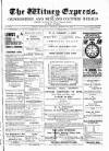 Witney Express and Oxfordshire and Midland Counties Herald Thursday 30 December 1886 Page 1