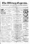 Witney Express and Oxfordshire and Midland Counties Herald Thursday 06 January 1887 Page 1