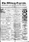 Witney Express and Oxfordshire and Midland Counties Herald Thursday 13 January 1887 Page 1