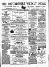 Oxfordshire Weekly News Wednesday 01 May 1872 Page 1
