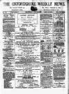 Oxfordshire Weekly News Wednesday 24 July 1872 Page 1