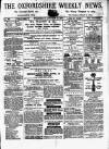 Oxfordshire Weekly News Wednesday 30 October 1872 Page 1