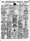 Oxfordshire Weekly News Wednesday 13 November 1872 Page 1