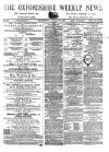 Oxfordshire Weekly News Wednesday 22 March 1876 Page 1