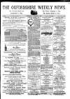 Oxfordshire Weekly News Wednesday 04 October 1876 Page 1