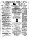 Oxfordshire Weekly News Wednesday 17 January 1877 Page 1