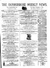 Oxfordshire Weekly News Wednesday 14 February 1877 Page 1
