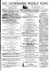 Oxfordshire Weekly News Wednesday 27 June 1877 Page 1