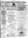 Oxfordshire Weekly News Wednesday 03 July 1878 Page 1