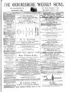 Oxfordshire Weekly News Wednesday 08 January 1879 Page 1