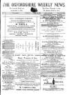 Oxfordshire Weekly News Wednesday 22 January 1879 Page 1