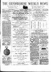 Oxfordshire Weekly News Wednesday 08 October 1879 Page 1
