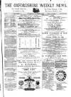 Oxfordshire Weekly News Wednesday 24 December 1879 Page 1