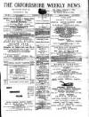 Oxfordshire Weekly News Wednesday 31 January 1883 Page 1