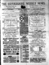 Oxfordshire Weekly News Wednesday 07 November 1883 Page 1