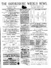 Oxfordshire Weekly News Wednesday 19 March 1884 Page 1