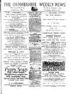 Oxfordshire Weekly News Wednesday 18 June 1884 Page 1