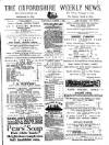 Oxfordshire Weekly News Wednesday 01 October 1884 Page 1