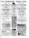 Oxfordshire Weekly News Wednesday 18 March 1885 Page 1