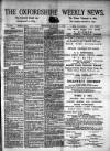 Oxfordshire Weekly News Wednesday 01 March 1893 Page 1