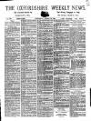 Oxfordshire Weekly News Wednesday 23 August 1899 Page 1