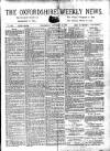Oxfordshire Weekly News Wednesday 12 December 1900 Page 1