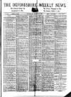 Oxfordshire Weekly News Wednesday 26 March 1902 Page 1