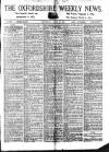 Oxfordshire Weekly News Wednesday 16 April 1902 Page 1