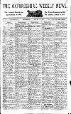 Oxfordshire Weekly News Wednesday 19 January 1921 Page 1