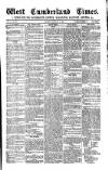 West Cumberland Times Saturday 16 February 1878 Page 1