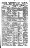 West Cumberland Times Saturday 23 November 1878 Page 1