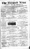 Norwood News Saturday 15 January 1876 Page 1