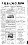 Norwood News Saturday 27 May 1876 Page 1