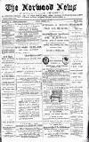 Norwood News Saturday 02 February 1884 Page 1
