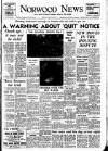 Norwood News Friday 14 March 1958 Page 1
