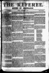 The Referee Sunday 09 September 1877 Page 1