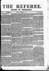 The Referee Sunday 04 November 1877 Page 1