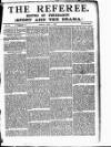 The Referee Monday 01 April 1878 Page 1