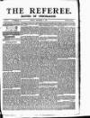 The Referee Sunday 01 September 1878 Page 1