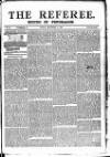 The Referee Sunday 08 September 1878 Page 1