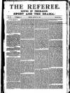 The Referee Monday 12 January 1880 Page 1