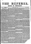 The Referee Sunday 23 April 1882 Page 1