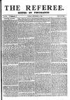 The Referee Sunday 03 September 1882 Page 1