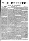 The Referee Sunday 03 December 1882 Page 1