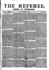 The Referee Sunday 30 September 1883 Page 1